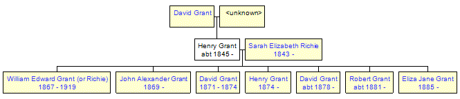 Mini tree diagram