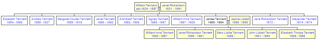 Mini tree diagram